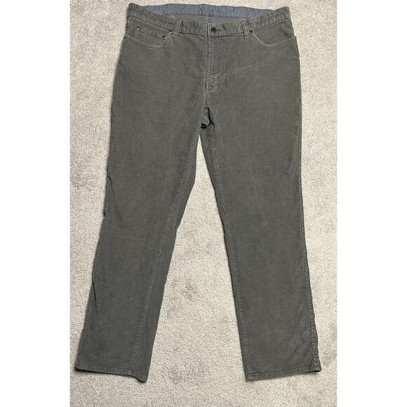 Vintage Y2K LL Bean Corduroy Pants Men 40x32 Gray - Picture 1 of 6